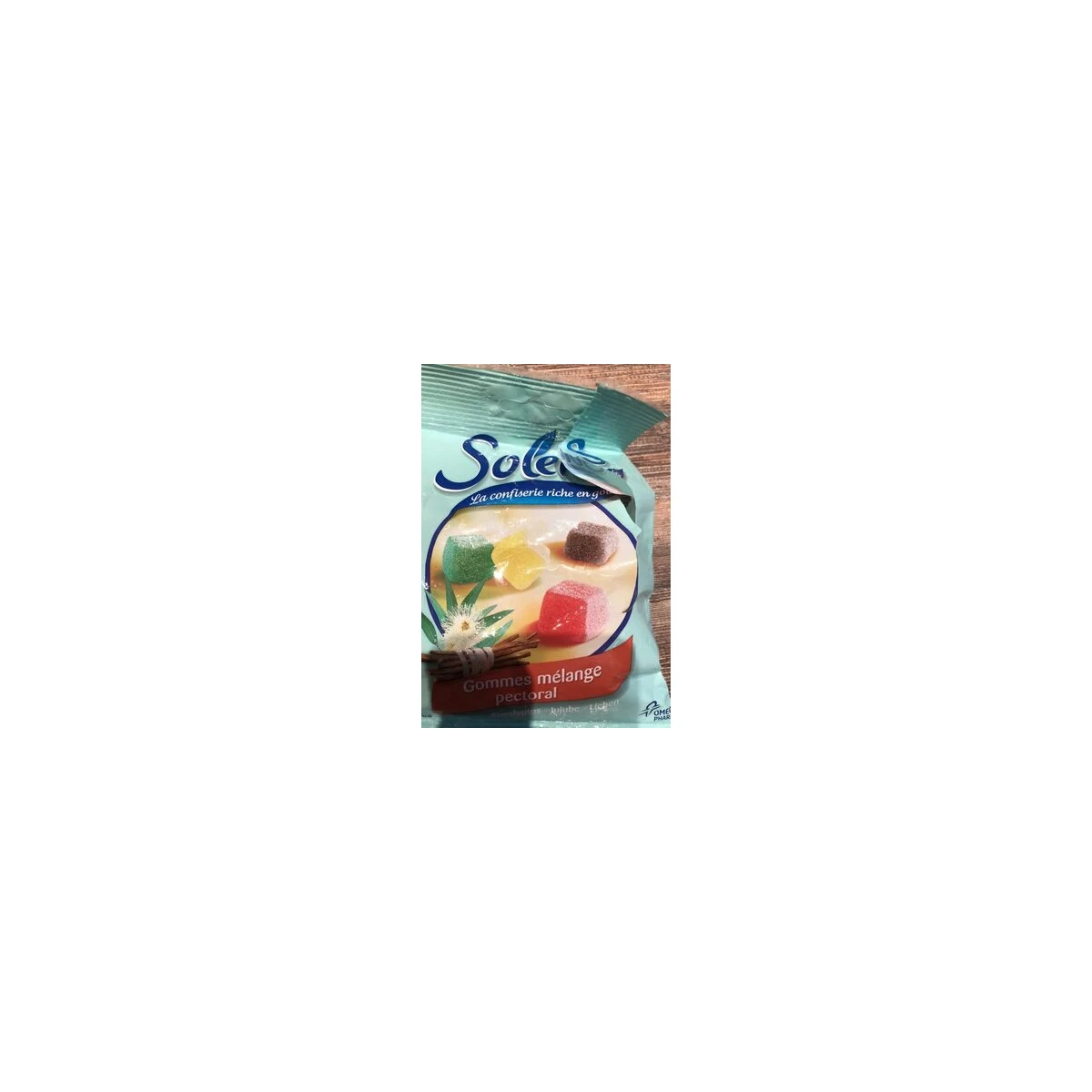 Solens Gommes Mélange Pectoral 100 g product packaging